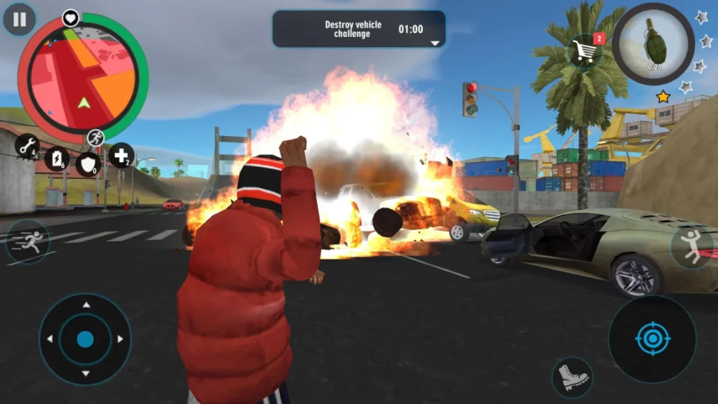 Real Gangster Crime Mod Apk (Menu, Unlimited Money)