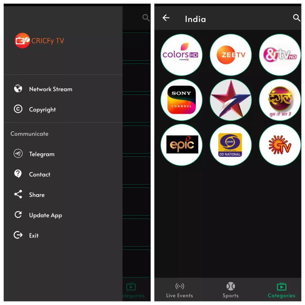 CricfyTV Mod Apk (Premium Unlocked) Latest Version