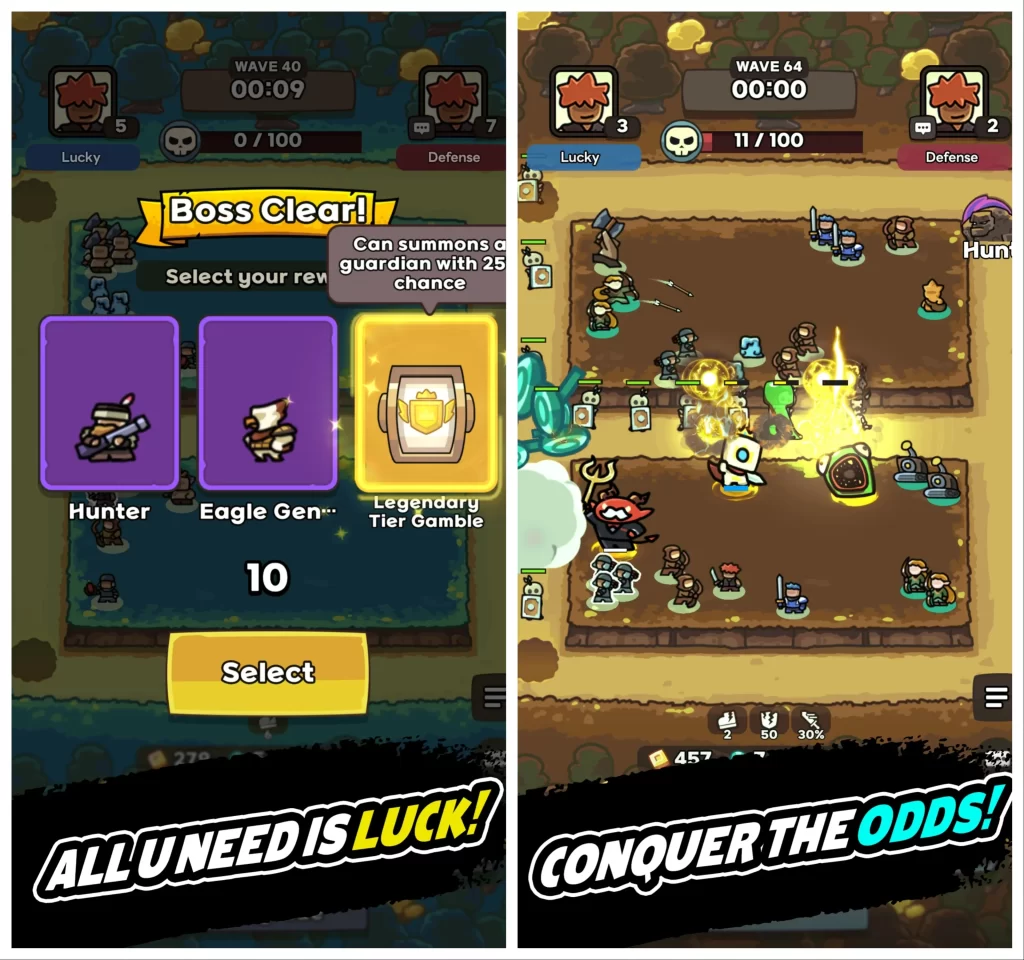 Lucky Defense Mod Apk (Unlimited Money) Latest Version