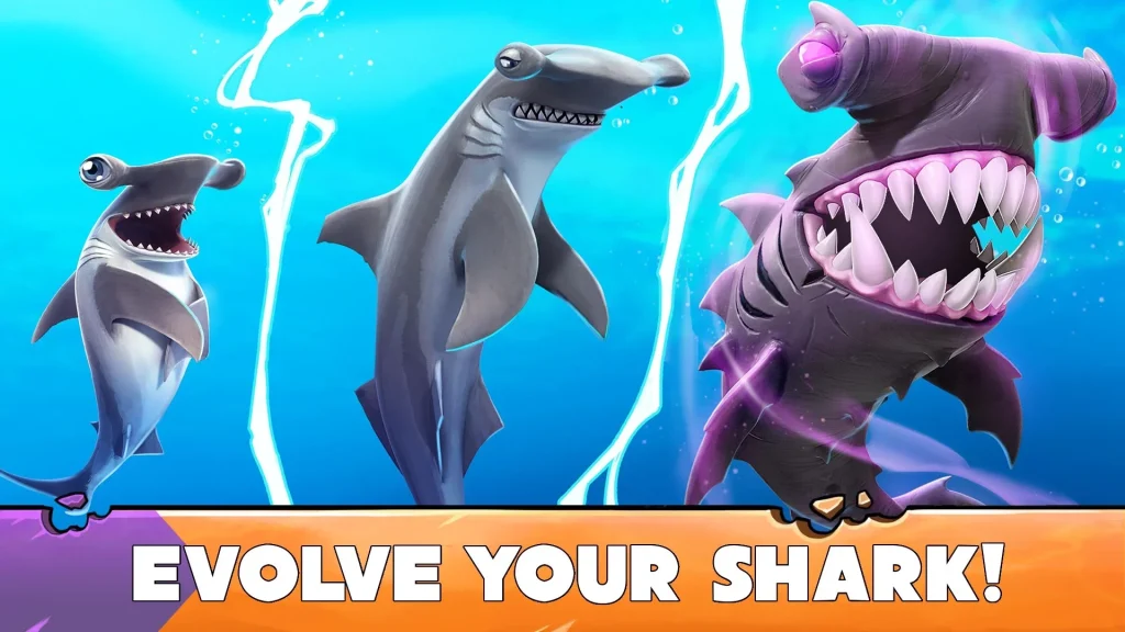 Hungry Shark Evolution Mod Apk (Unlimited Money & Gems)