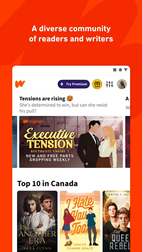 Wattpad Mod Apk (Unlimited Coins, Premium Unlocked)